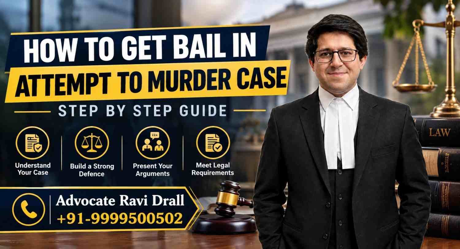 Legal guide on how to get bail in an attempt to murder case under Section 307 IPC.