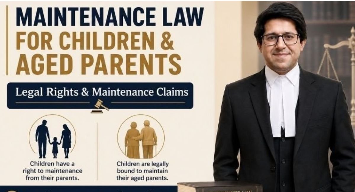 Maintenance law for children and elderly parents in India | Ravi Drall and Associates